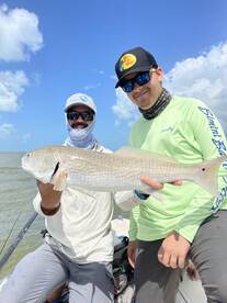 Redfish bite was pretty good today.