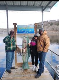 Cold morning trip but the Trout didn't c