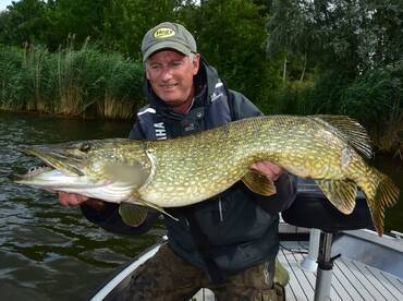 summer pike  with weedless softbaits
