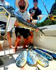 Caught some doradoes, some amberjacks an