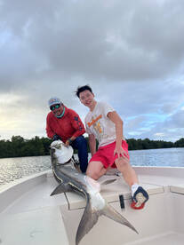 Hot bite on Tarpon 