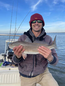 Red drum and striper chewing all winter