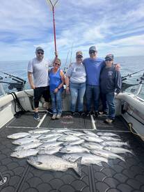 Limits of Coho Salmon Charter fishing in