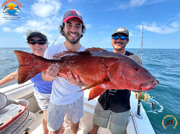 Great Day!! Red snapper on board 