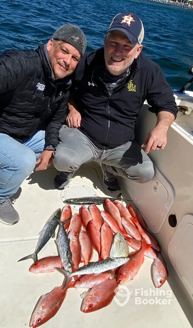 Steve and Brian with their catch