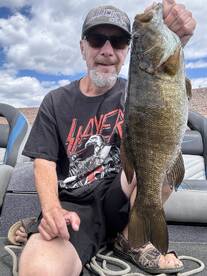 Smallmouth are waking up with these warm