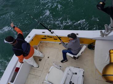 Six Buddies and a fishing line