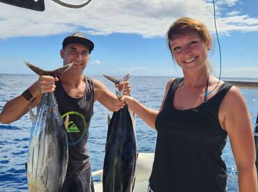 3 bonitos with good fight.