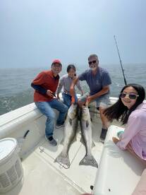Excellent striped bass action