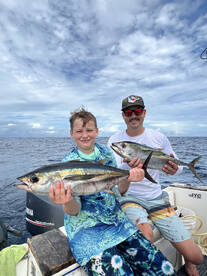 Yellowfin tuna frenzy!! 