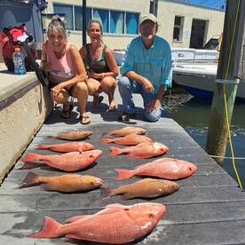 Offshore redsnapper trips get them while