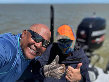 Sight-casting clinic with Joe and Dr. Ja