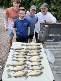 Hybrid Striper and Sanbass trip