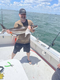 Good red and cobia fishing today