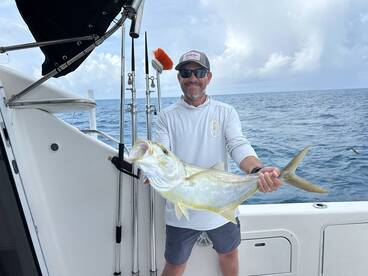 Rainy day but the fish were biting!