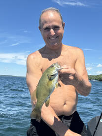 Catchin smallies in the heat 