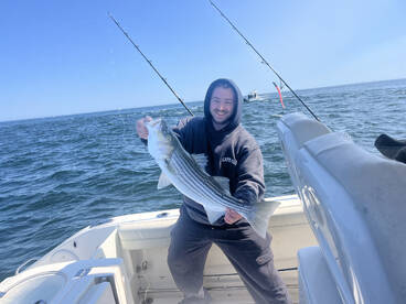 Fishing Monomoy shoals and Pollack Rip