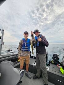 Fishing in Grand Bend - Lake Huron July 