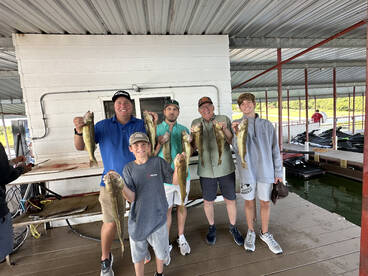 The best day so far this week. A Bonus 5lbs Wally!