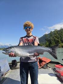 Nice day out with some decent salmon