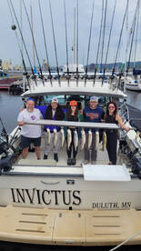 Lake trout, with a bonus walleye