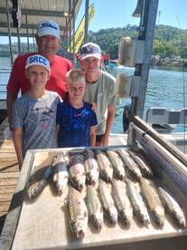 Tight line technique again this morning.