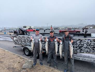 Fishing for coho today was slow but we g