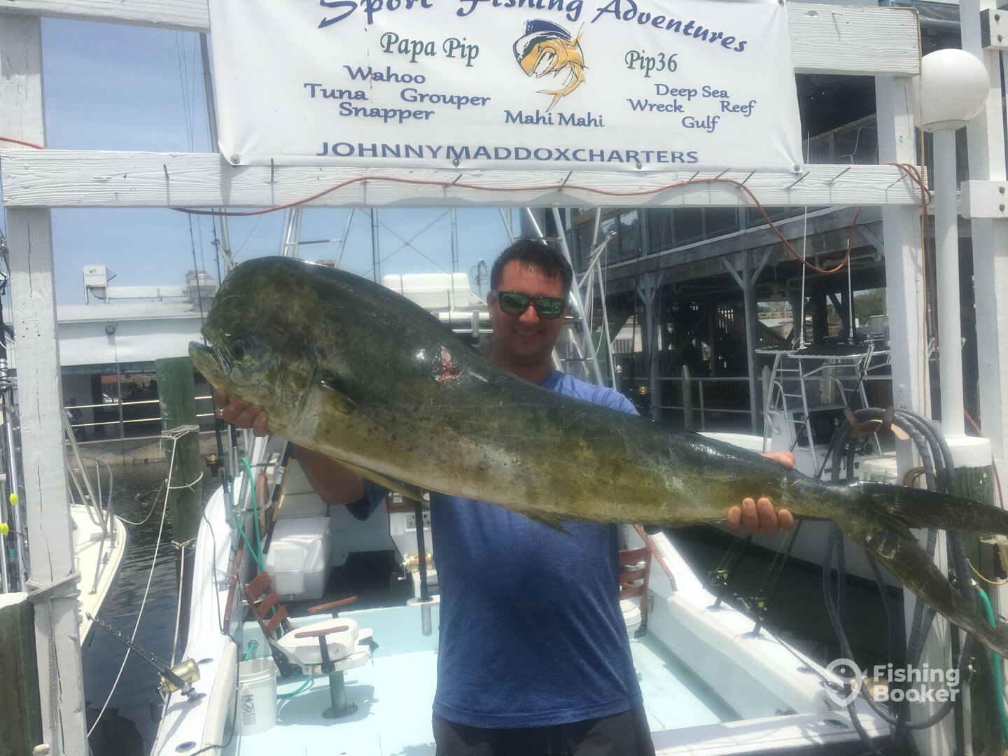 44lb Bull Mahi Mahi. 