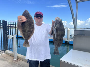 Black Drum and Flounder. 