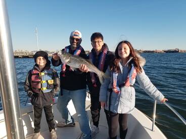 Family fun on the water.