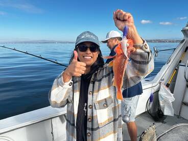 Two couples from San Diego fishing for R