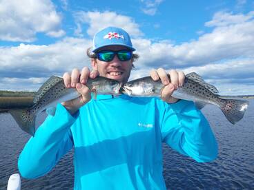 The trout bite is incredible 