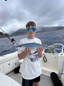 Rainbows above and below! Plus tuna! 