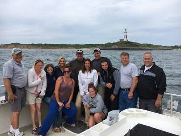 Sea bass and scup all morning long.