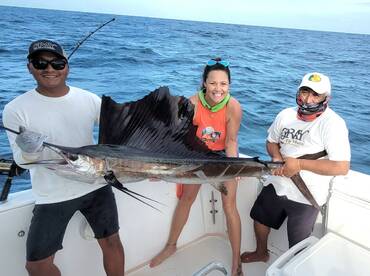 Again 2 Sailfish aboard