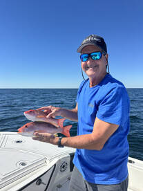 Filling the cooler offshore!!