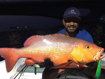 Red Snapper hooked 