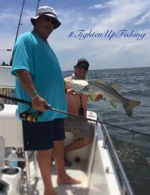 Charlie was pretty stoked about each snook