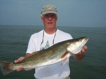Speckled Trout on fire