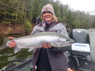 Steelhead fishing is on fire