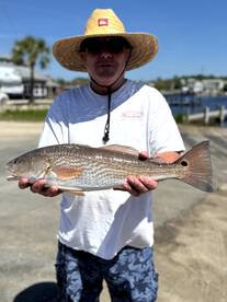 Late march redfish and speckled trout