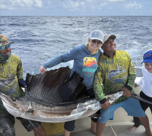 BIG SAILFISH ON BOARD!