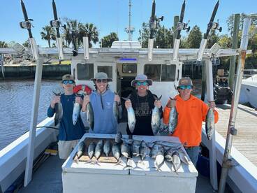 Spring break fun good catches of fish on