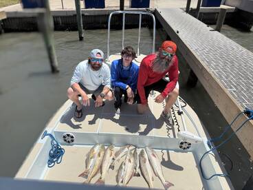 Red fish and trout in the bay has been a