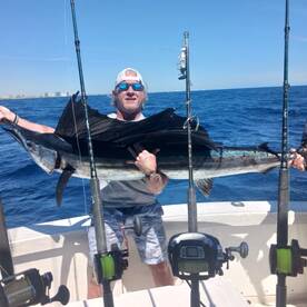 The sailfish bite has been pretty good 