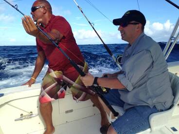 Charles Ricko Fishing in Aruba