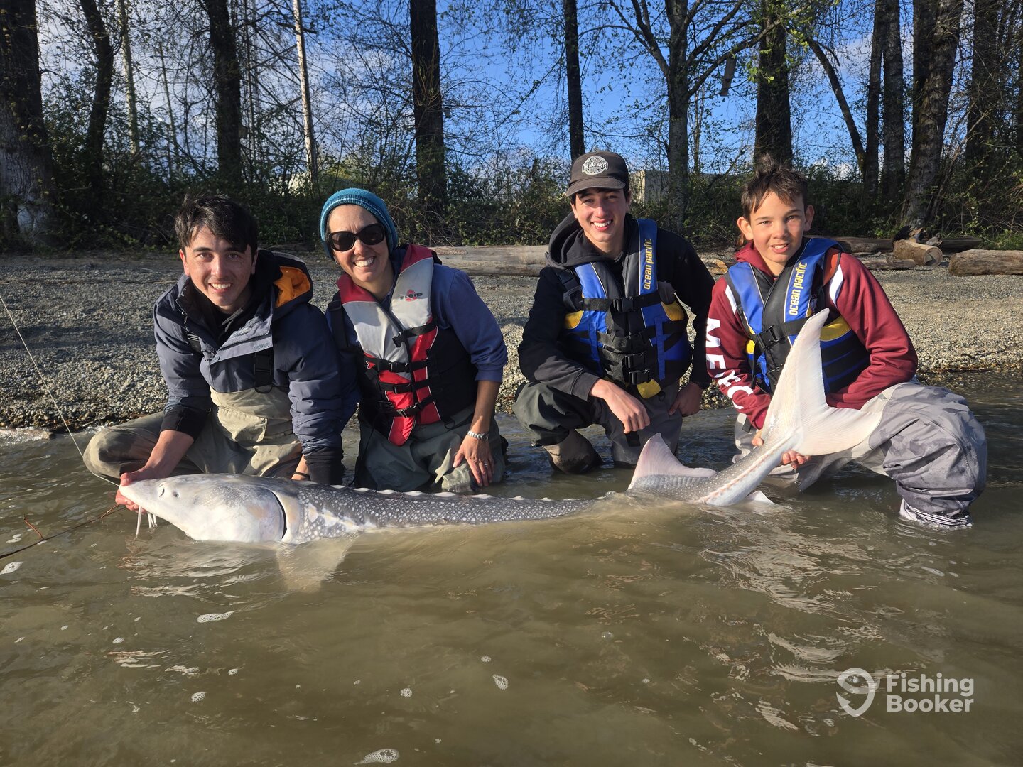 Family shot with a 6 ft 6 inch scrapper.