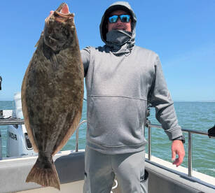 Great Halibut and Striper Action! 