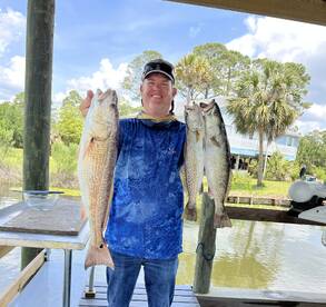 The Speckled Trout and Redfish are bitin
