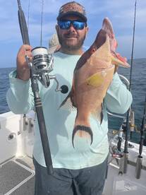 The hog fish bite is hot right now 